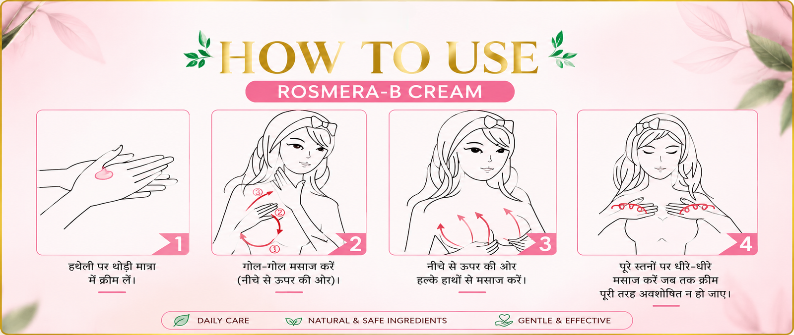 ROSMERA-B इस्तेमाल करने के 4 आसान स्टेप्स